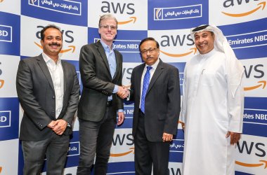 Amazon Web Services (AWS) and Emirates NBD teams