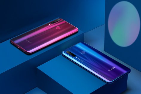 HONOR 10i, Phantom Red and Phantom Blue