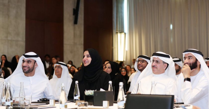 H.E. Younus Al Nasser, Assistant Director General, Smart Dubai Office and CEO, Dubai Data Establishment, with H.E. Dr. Aisha Bin Bishr, Director General, Smart Dubai