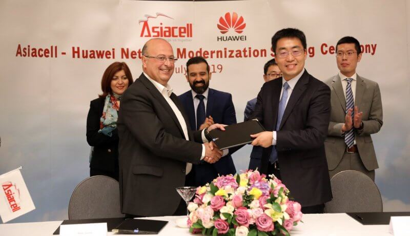 Amer Sunna, Asiacell and An Jian, Huawei Middle East Carrier Network Business Group