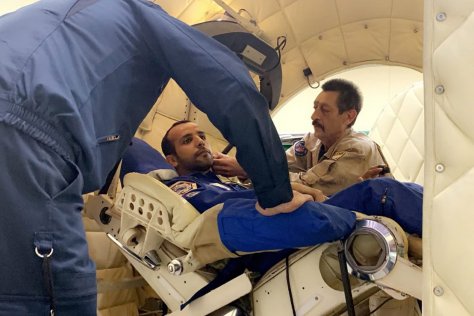 Photo credit: WAM, emirati astronaut