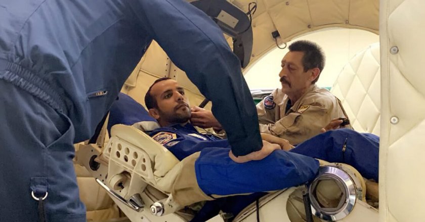 Photo credit: WAM, emirati astronaut
