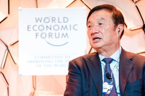 Huawei Founder and CEO, Ren Zhengfei, at Davos 2020