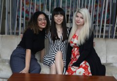 Yasmine Fadel, Ming Hu and Roxana Jula Founders, Women in Tech Dubai