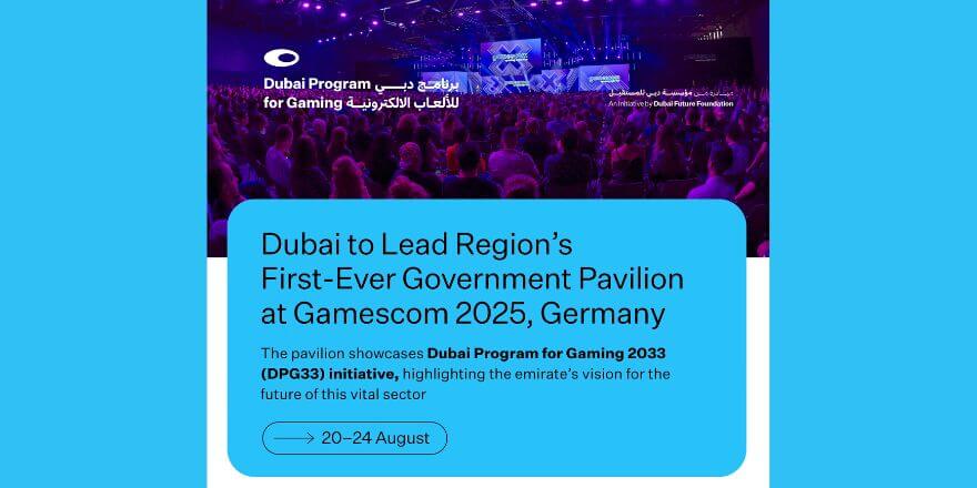 DPG33 set to host region’s first-ever govt pavilion at Gamescom 2025 in Germany