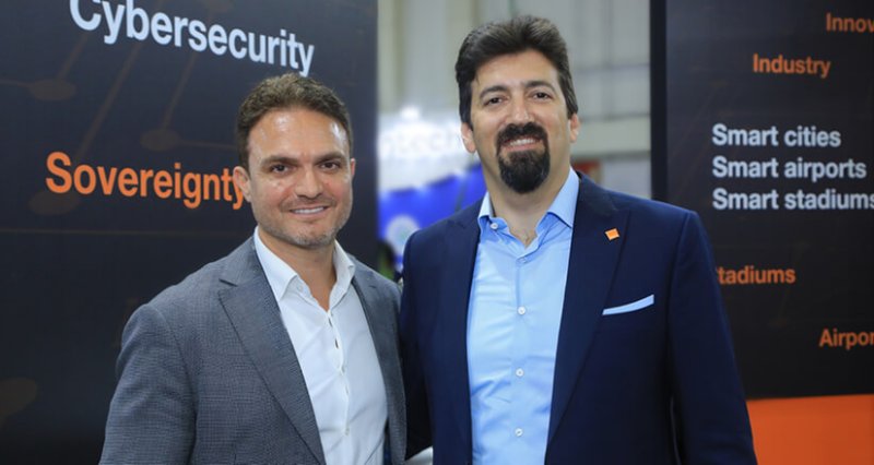 Anas Naim, Managing Director Middle East and Turkey, Orange Business, and Sahem Azzam, President IMEA & Inner Asia, Orange Business. 
